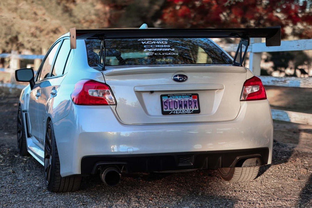 VERA0197A   -   Verus UCW Rear Wing Kit - Black Endplates - 2015-2021 Subaru WRX,