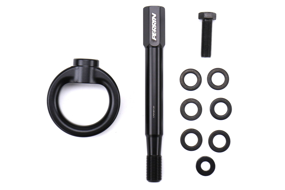 PERPSP-BDY-251BK PERRIN Tow Hook Kit Rear Black,