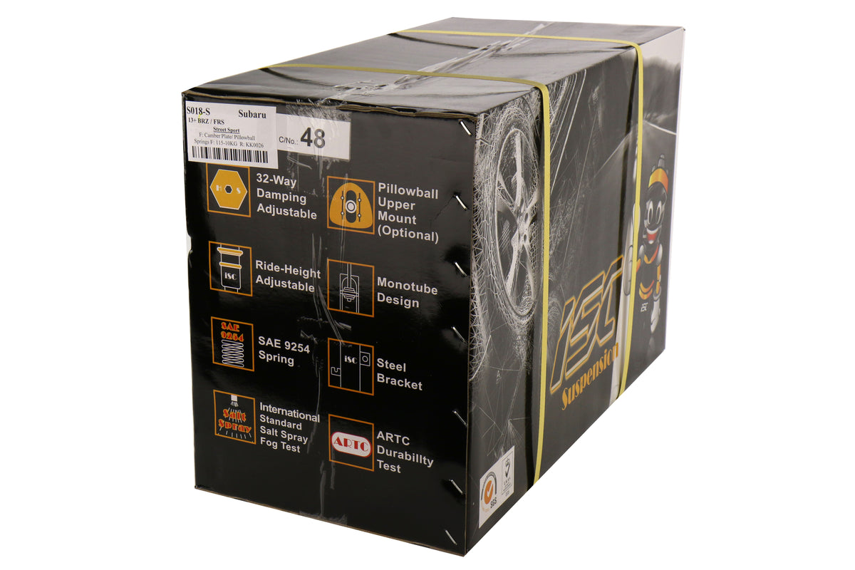 ISCS018-S ISC Suspensions N1 Coilovers - 2013+ FT86,