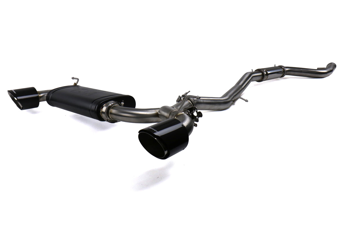 AFE49-36043-C aFe Takeda 3" to 2-1/2" 304 Stainless Steel Catback Exhaust - 2020 Supra-Carbon Fiber,