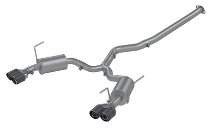 MBRS48003CF MBRP Street 3in Quad Tip Cat Back Exhaust - 2015+ WRX / STI-Carbon Fiber,