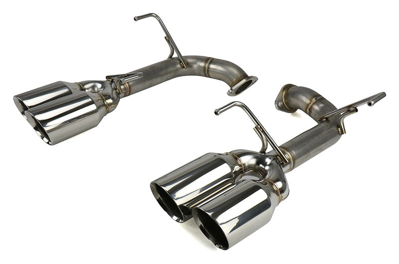 REMRO-TSVA-D4 Greddy Remark Axleback Exhaust 4in Tip - 2015+ WRX / STI-Stainless Tips-Double Wall,
