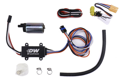 DET9-441-C101-0900 DeatschWerks DW440 440lph Brushless Fuel Pump with Single Speed Controller - Universal,