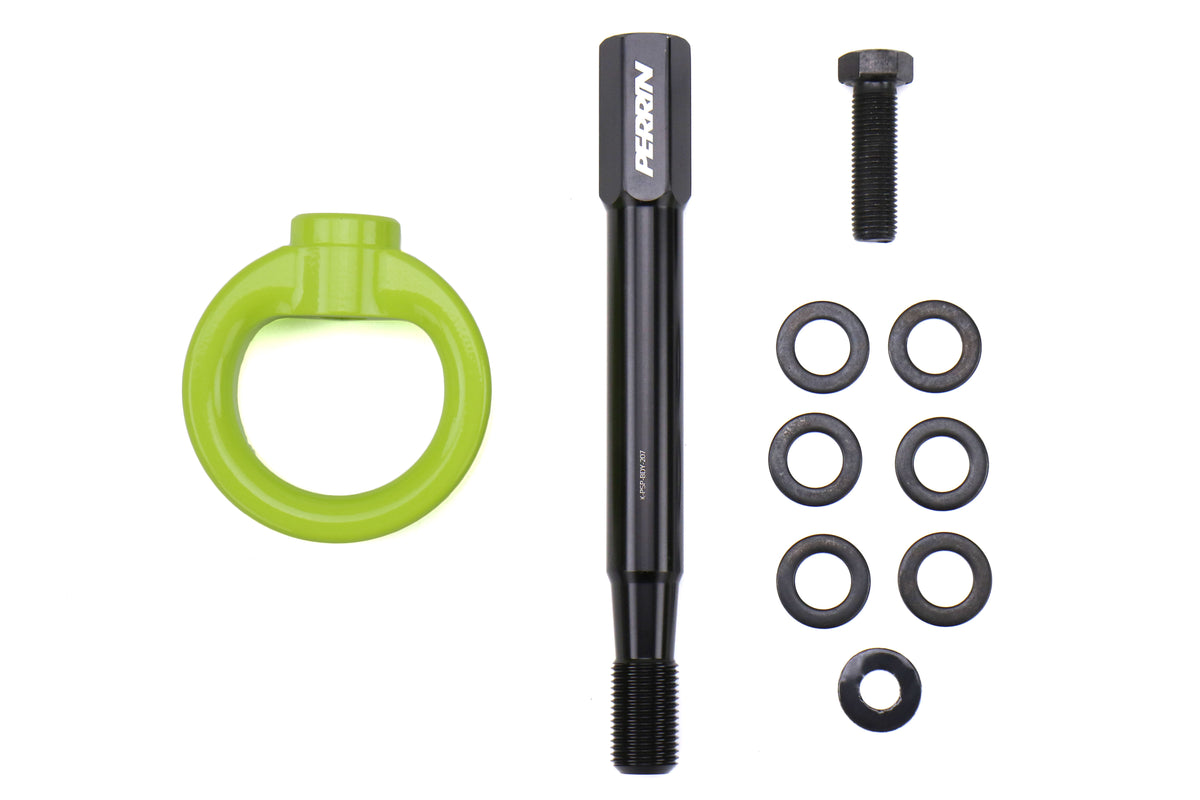 PERPSP-BDY-251NY PERRIN Tow Hook Kit Rear Neon Yellow,
