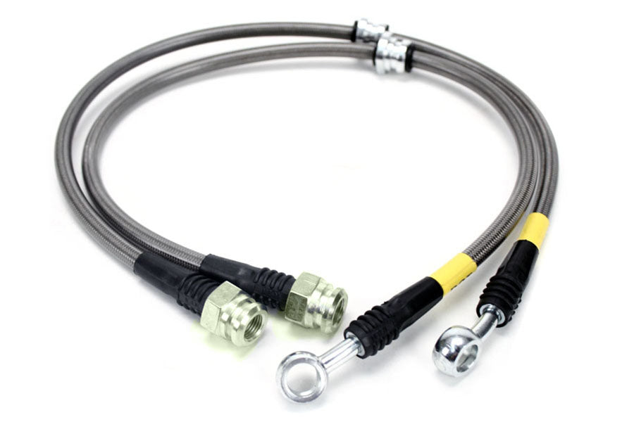 STT950.47504 Stoptech Stainless Steel Brake Lines Rear - 2004-2007 Subaru STI,
