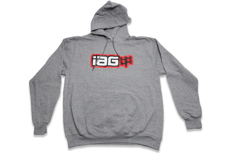 IAGIAG-APP-2077GRM IAG Performance IAG Boxer Logo Hoodie / Oxford / Size - M,