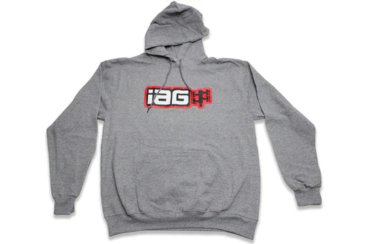 IAGIAG-APP-2077GRM IAG Performance IAG Boxer Logo Hoodie / Oxford / Size - M,