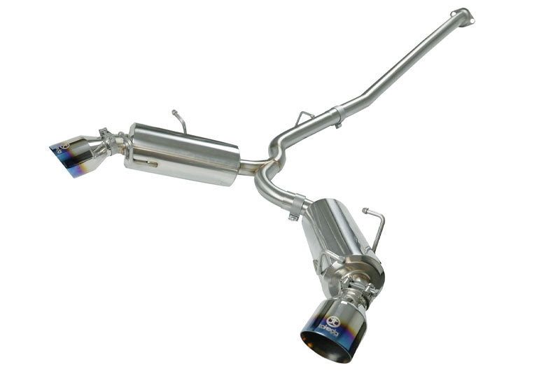 Advanced Flow Engineering Takeda 2-1/2 IN 304 Stainless Steel Cat-Back Exhaust System w/Blue Flame Tip H4-2.0L - 2013-2016 Scion FR-S / 2013-2020 Subaru BRZ / 2017-2019 Toyota 86