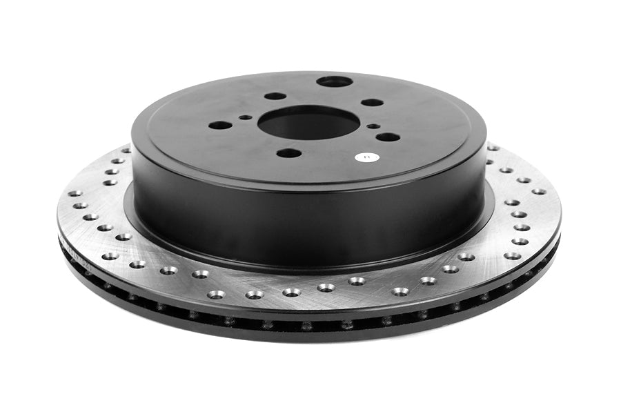 STT128.47031-GRP Stoptech Drilled Rear Rotor Pair - 2013-2021 FRS / BRZ / 86,