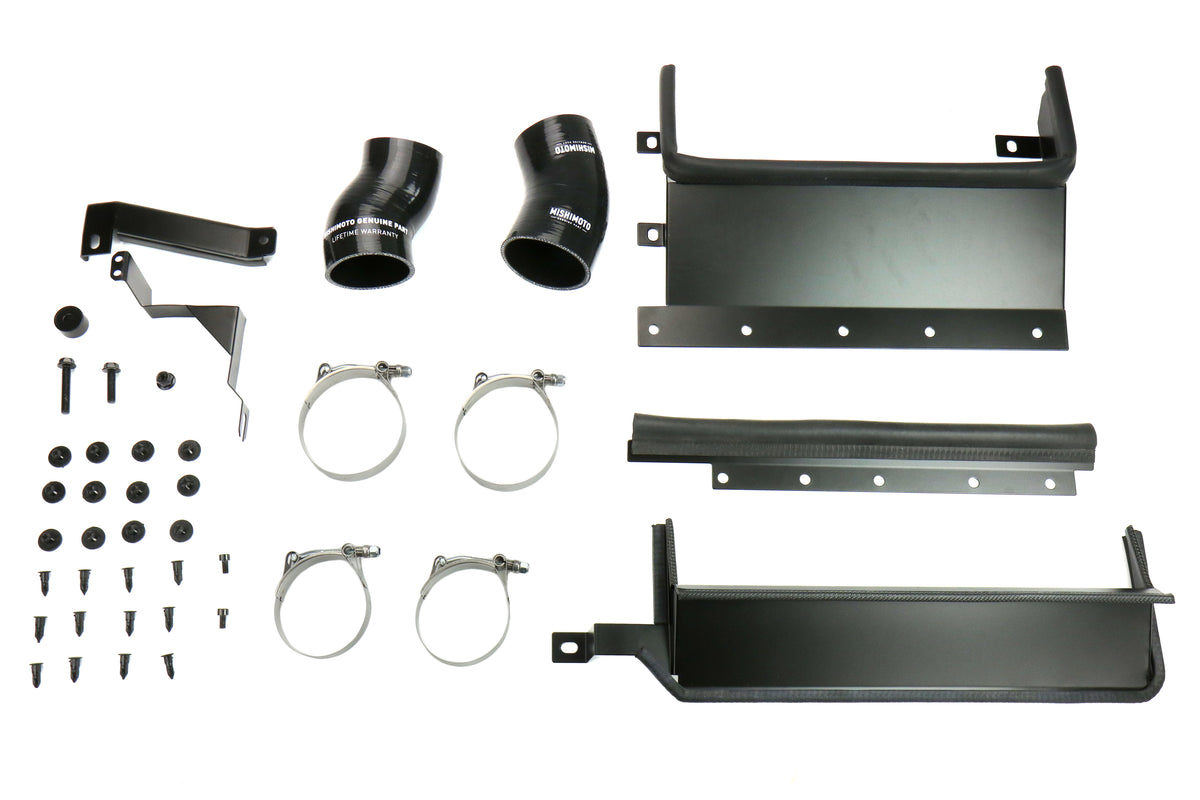 MIMMMTMIC-WRX-15BK Mishimoto Performance Top Mount Intercooler and Charge Pipe Kit - 2015+ WRX-Black Intercooler Only,