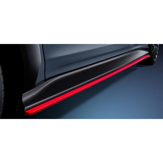 SUBE2610VC120 STI Side Under Spoiler Cherry Red 2022+ Subaru WRX,