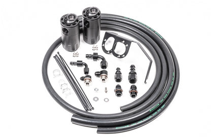 RAD20-0256-FL Radium Engineering Dual Catch Can Kit Fluid Lock - 2015+ Subaru WRX,