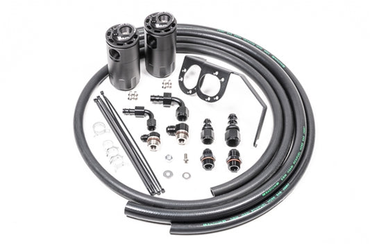 RAD20-0256-FL Radium Engineering Dual Catch Can Kit Fluid Lock - 2015+ Subaru WRX,