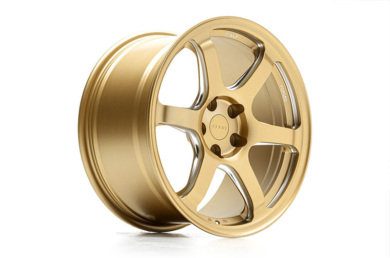 COB8W4625S COBB Tuning Titan7 T-D6 COBB Edition 18x9.5 +40 Cyber Gold Wheels - 2015-2021 Subaru WRX & STI,