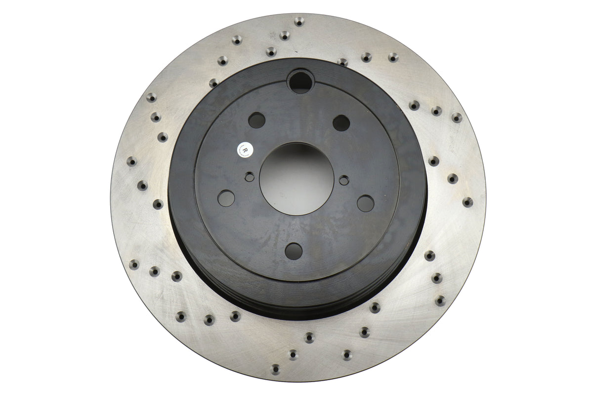 STT128.47030R Stoptech Drilled Rotor Single Rear Right - 2015+ STI,