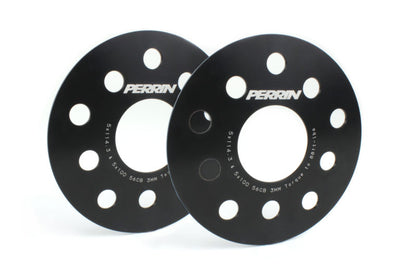 PERPSP-WHL-103BK PERRIN 3mm Wheel Spacers - Subaru WRX / STI 2002+,
