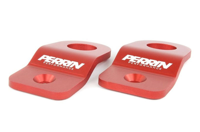 PERPSP-ENG-521RD PERRIN Upper Radiator Bracket Set Red - Subaru WRX 2008-2014 / STI 2008-2014,