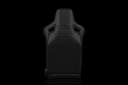 BRMBRR1X-BDGS Braum Elite-X Series Sport Seats - Black Diamond (Grey Stitching) Pair - Universal,