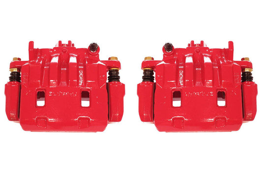 POWS7084 Power Stop Red Powder Coated Brake Calipers (Front Pair) - 2013-2021 FRS / BRZ / 86,