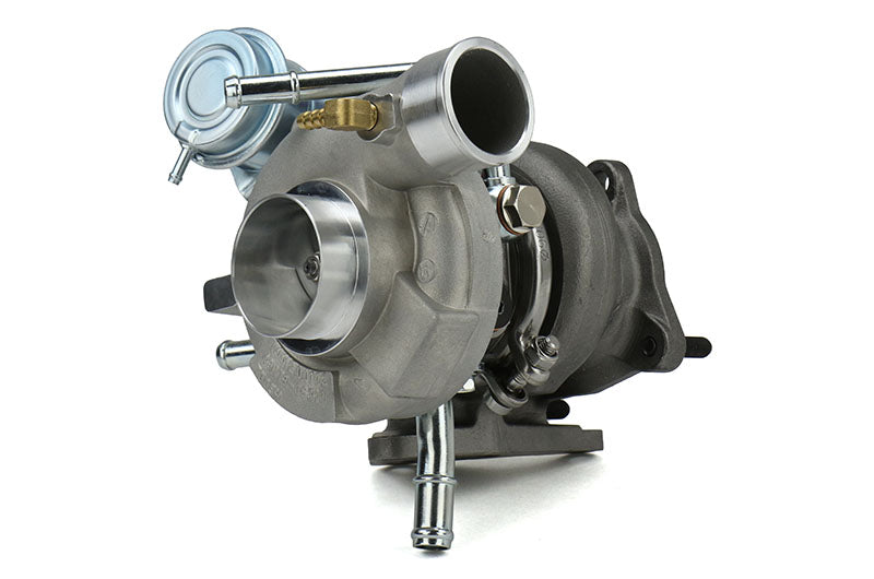 FPT2025050 Forced Performance FP BLUE Turbocharger 58mm 8cm IWG w/ Oil Feed Line - 2002-2007 Subaru WRX / 2004+ Subaru STI,