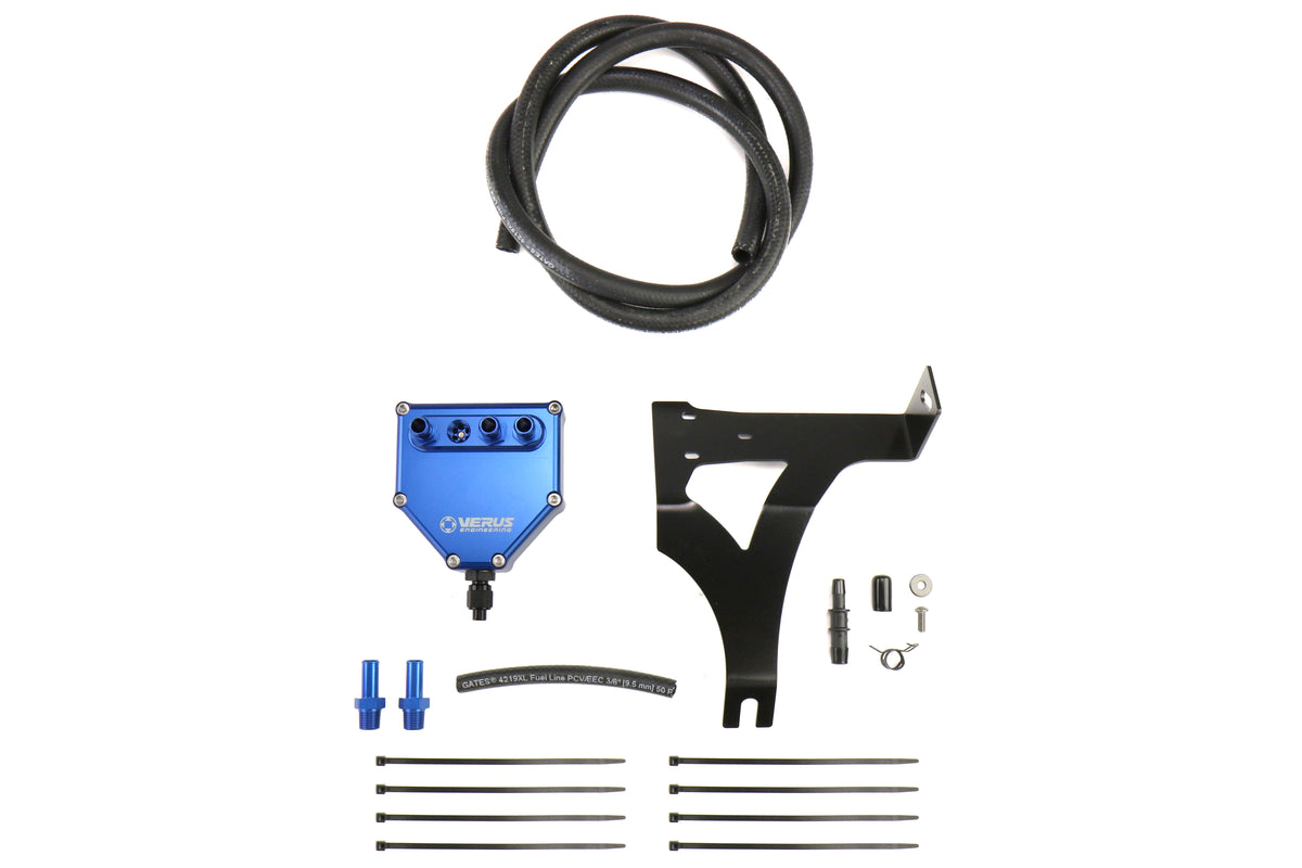 VERA0002A-BLU Dual Air Oil Separator, Multi-Stage Filtering - 2013+ FT-86-Blue,