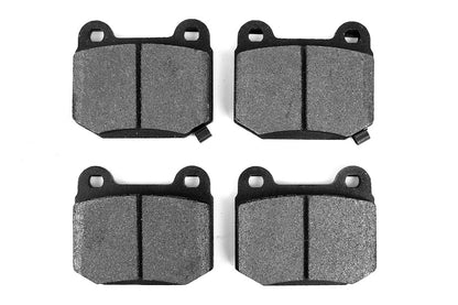 STT937.47511 Stoptech Street Axle Pack Slotted Rotors With Pads Rear - 2008-2017 Subaru STI,