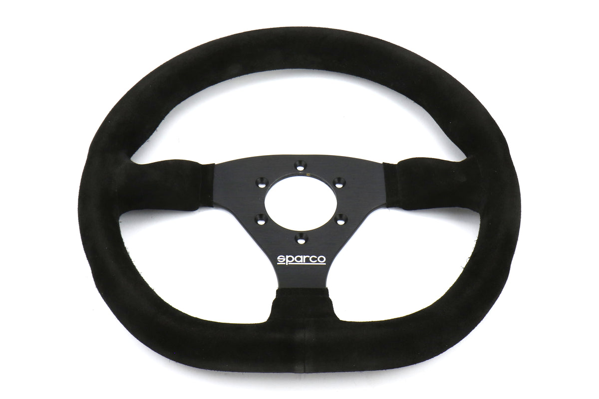 SPR015TRGS1TUV Sparco L360 Black Seude Steering Wheel - Universal,