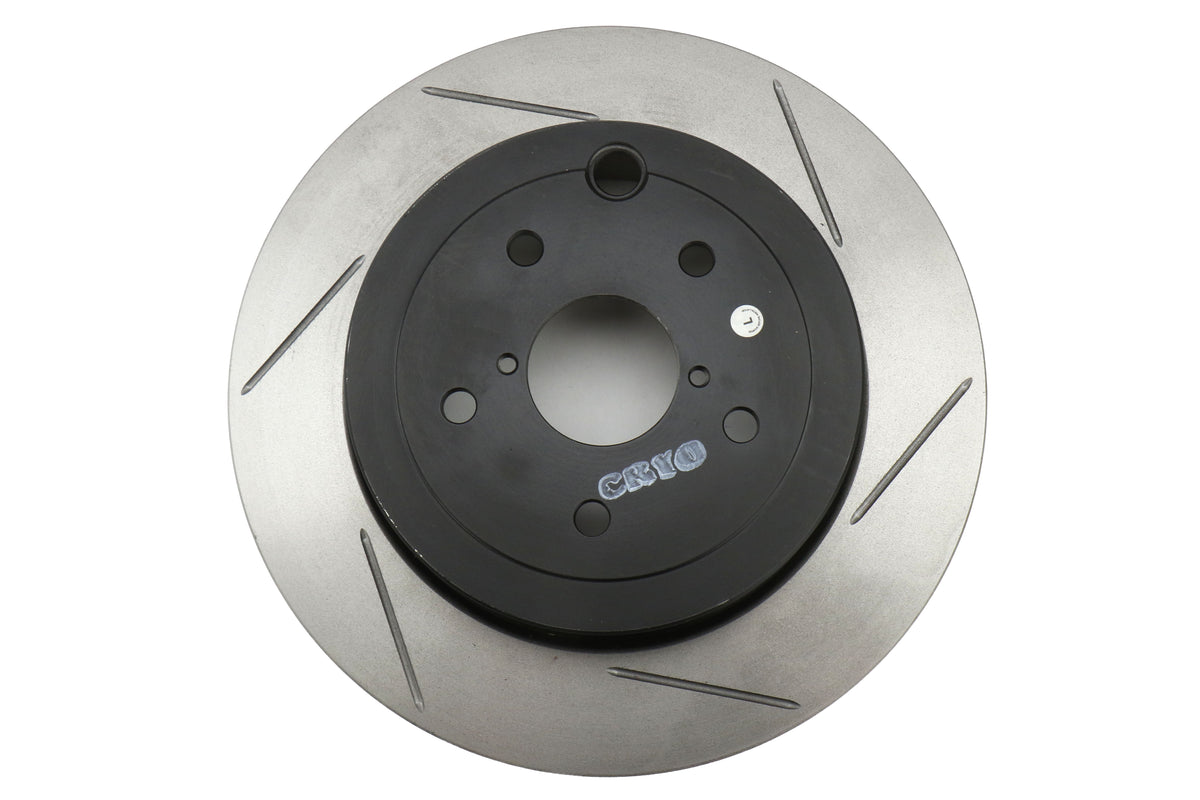 STT126.47030SL Stoptech Slotted Rear Left Rotor Single - 2008-2017 Subaru STI,