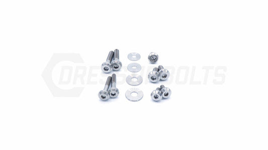 Fast Turn Fittings Titanium Hardware Intercooler Kit for EJ257 Engine (Polished) - 2015-2021 Subaru STI