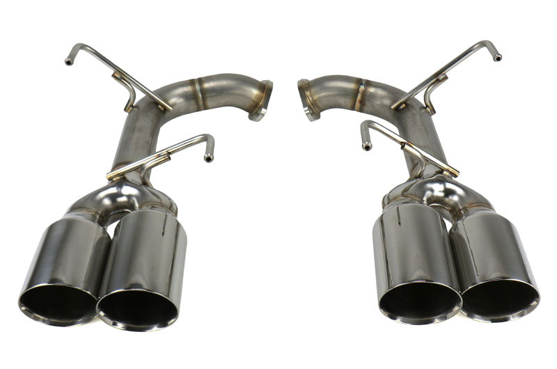 REMRO-TSVA-D4 Greddy Remark Axleback Exhaust 4in Tip - 2015+ WRX / STI-Stainless Tips-Double Wall,