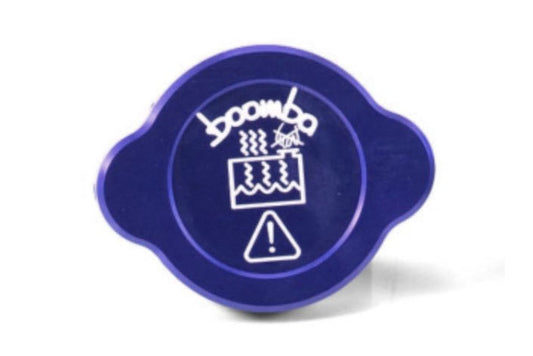 BBA031020110300 Boomba Racing Radiator Reservoir Cover Cap Blue - 2015+ Subaru WRX/ STI,