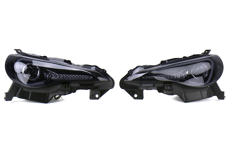 SCDLHP-FRS12G-TM Spec-D Projector Headlights Glossy Black Smoked Lens - 2013-2020 FRS / BRZ / 86,