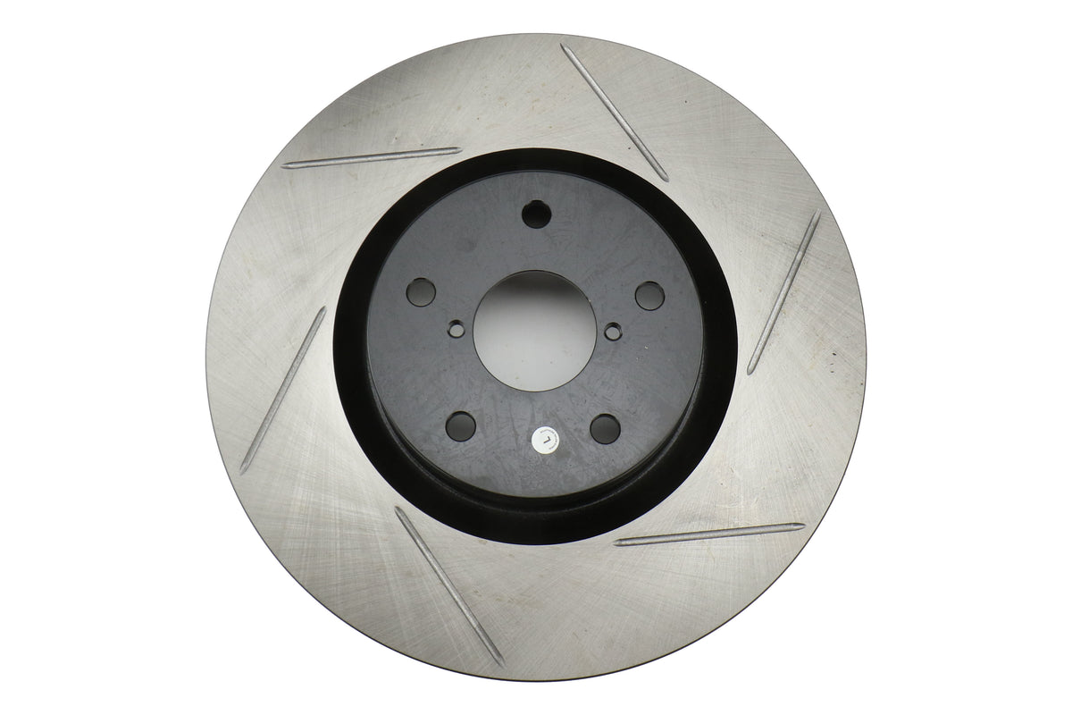 STT126.47022SL Stoptech Slotted Front Left Rotor Single - 2005-2017 Subaru STI,