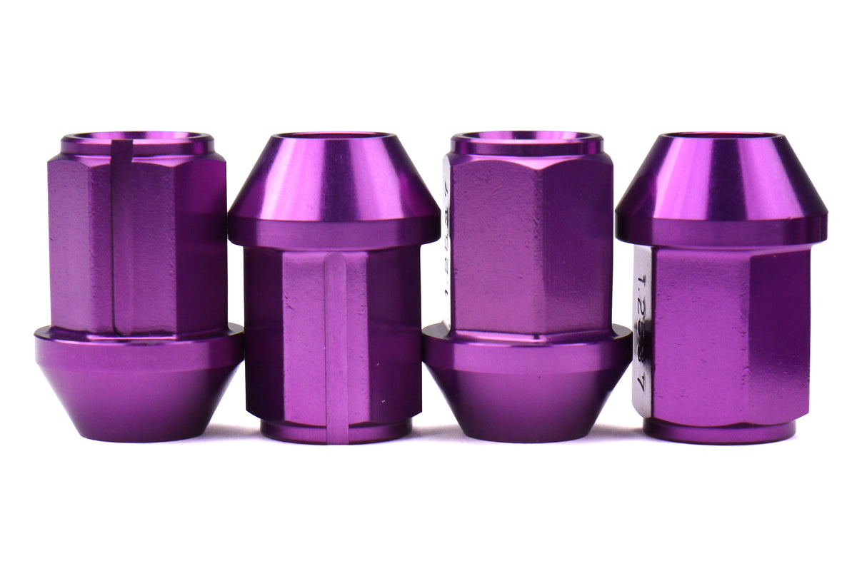 KICWKIC3P Project Kics Leggdura Racing Lug Nuts - 2015+ WRX / 2015+ STI / 2013+ FT86-Purple,