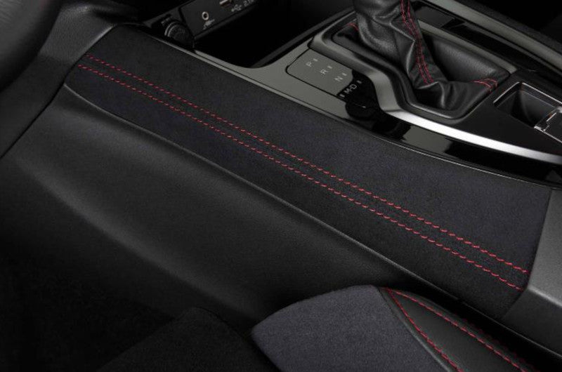 SUBJ1310VC622 Subaru Ultrasuede Center Console Trim Panels CVT - 2022+ Subaru WRX,