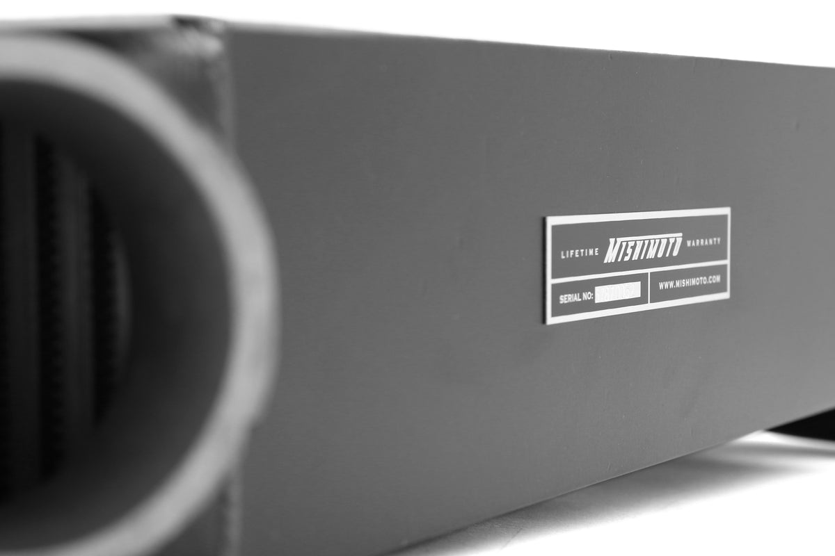MIMMMTMIC-WRX-15PBK Mishimoto Performance Top Mount Intercooler and Charge Pipe Kit - 2015+ WRX-Polished Pipe, Black Intercooler,