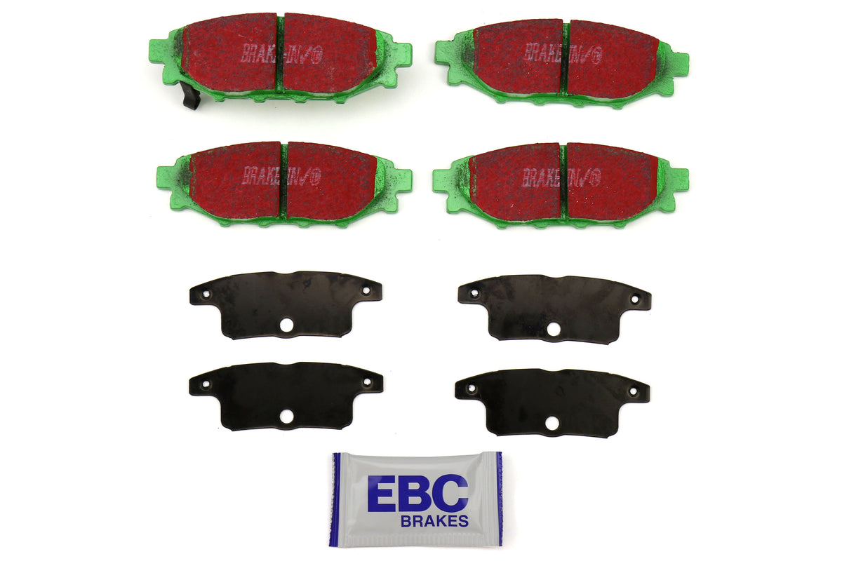 EBCDP21584 EBC Brakes Greenstuff Rear Brake Pads - 2014+ Forester (Non XT),