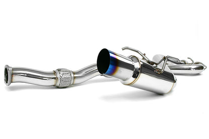 INVHS08SW5GTT Invidia N1 Cat Back Exhaust Titanium Tip - 2008-2014 Subaru WRX Hatchback,