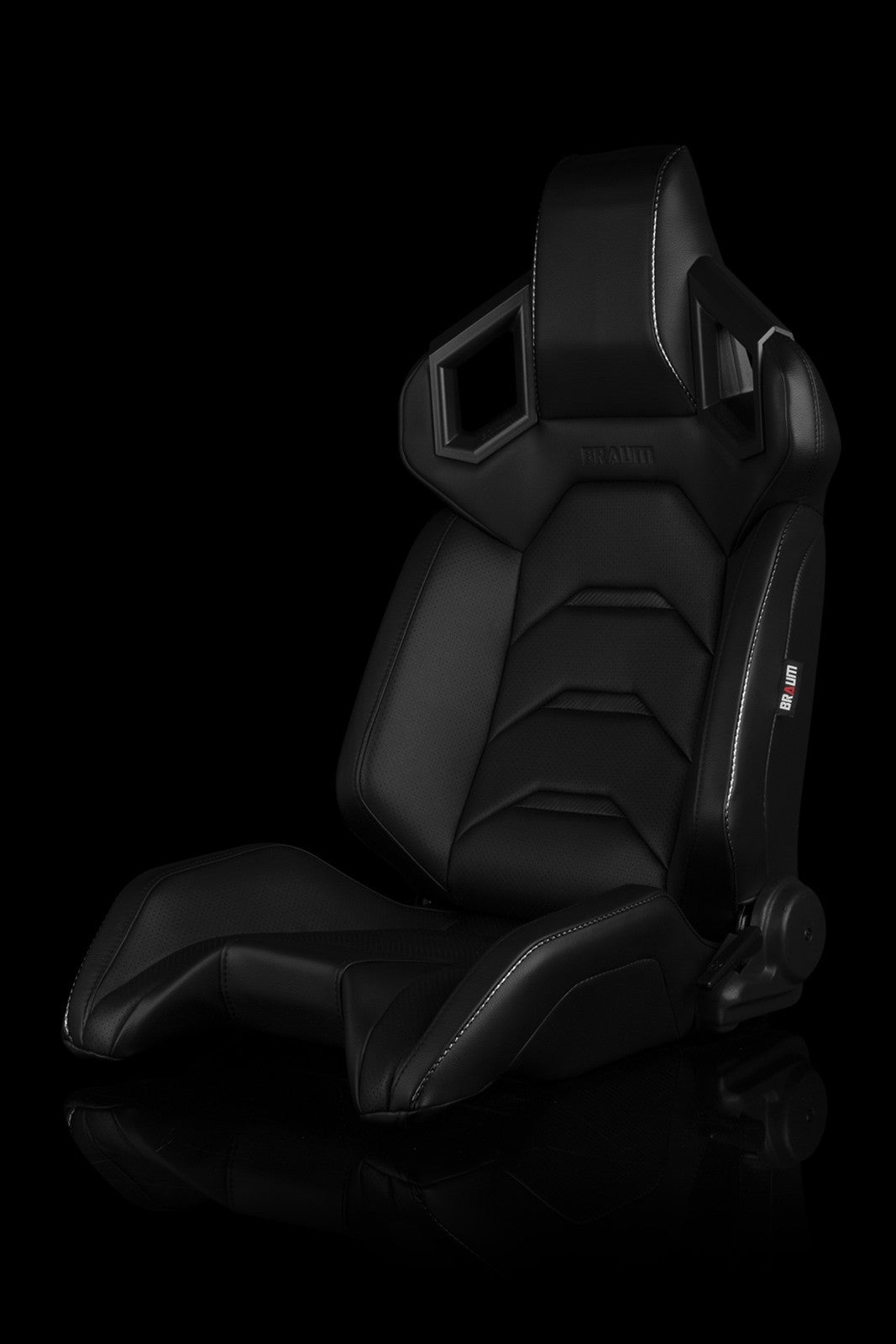 BRMBRR5-BKBK BRAUM ALPHA-X Series Sport Seats - Universal-Black,