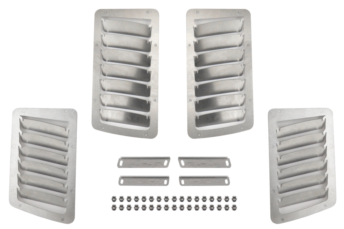 VERA0065A-BARE Velox Slanted Hood Louver (Vents) Kit - 2013+ FT86-Raw,