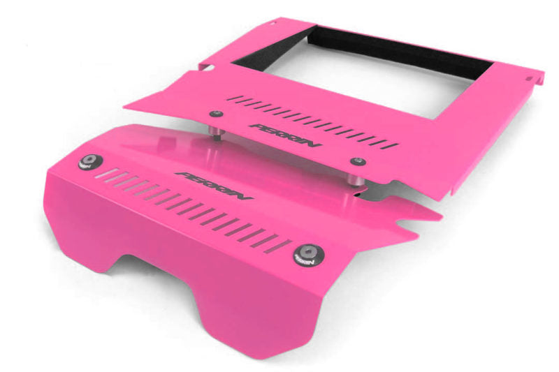 PERPSP-ENG-165HP PERRIN Performance Intercooler Shroud and Belt Cover Kit Hyper Pink - 2015-2021 Subaru WRX,