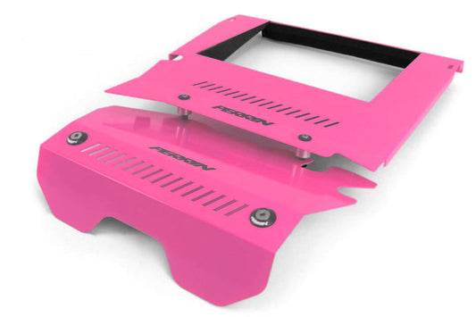 PERPSP-ENG-165HP PERRIN Performance Intercooler Shroud and Belt Cover Kit Hyper Pink - 2015-2021 Subaru WRX,