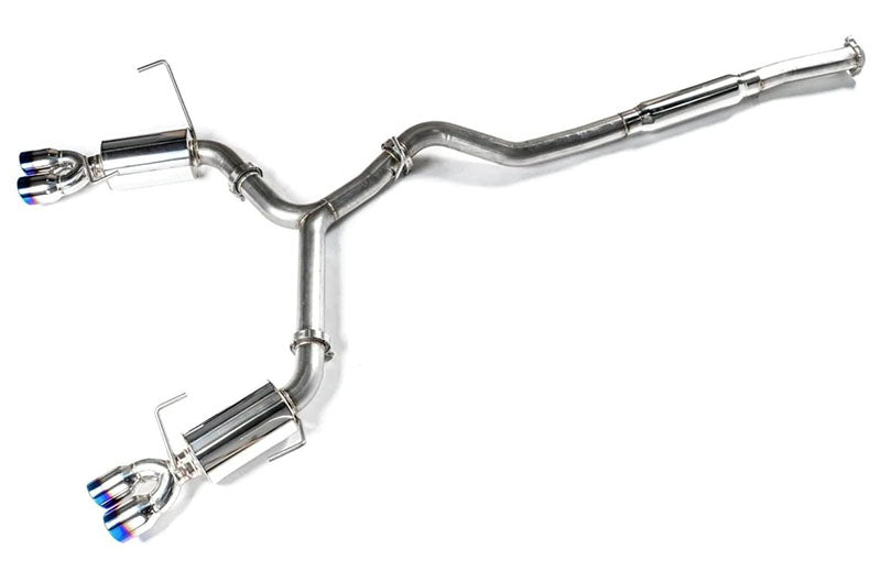 ETS200-60-EXH-011 ETS Cat-Back Exhaust System w/Muffler Resonated Blue Tips - 2022+ Subaru WRX,