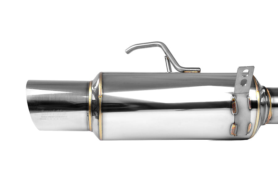 INVHS08SW4GTP Invidia N1 Cat Back Exhaust Single Tip - 2008-2014 Subaru WRX Sedan / 2011-2014 Subaru STI Sedan,