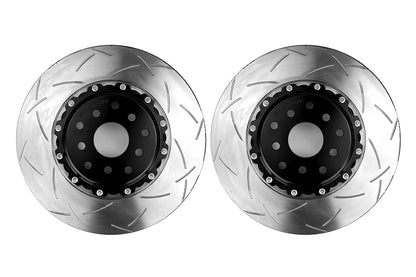 DBB5654BLKS-10-GRP DBA 5000 Series T-Slot Slotted Rotor Pair Front - 2004-2017 Subaru STI,