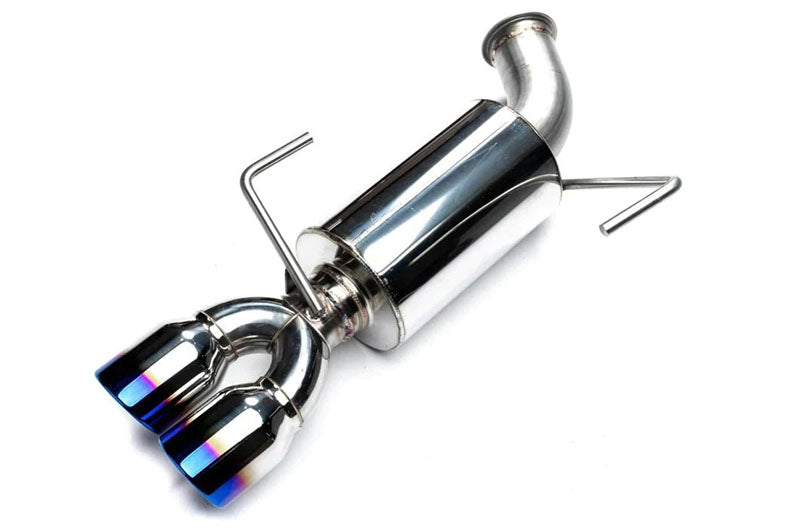 ETS200-60-EXH-008 ETS Cat-Back Exhaust System w/Muffler Non-Resonated Blue Tips - 2022+ Subaru WRX,