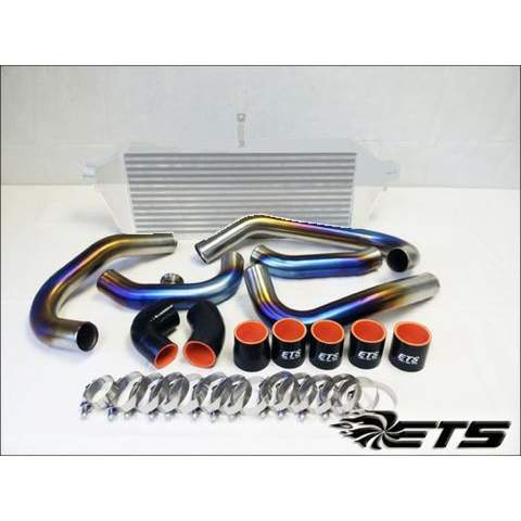 ETS200-30-ICP-017 ETS Titanium Rotated Turbo Piping Kit Stock MAF Stock BOV Titanium Burned - 2015-2020 Subaru STI,