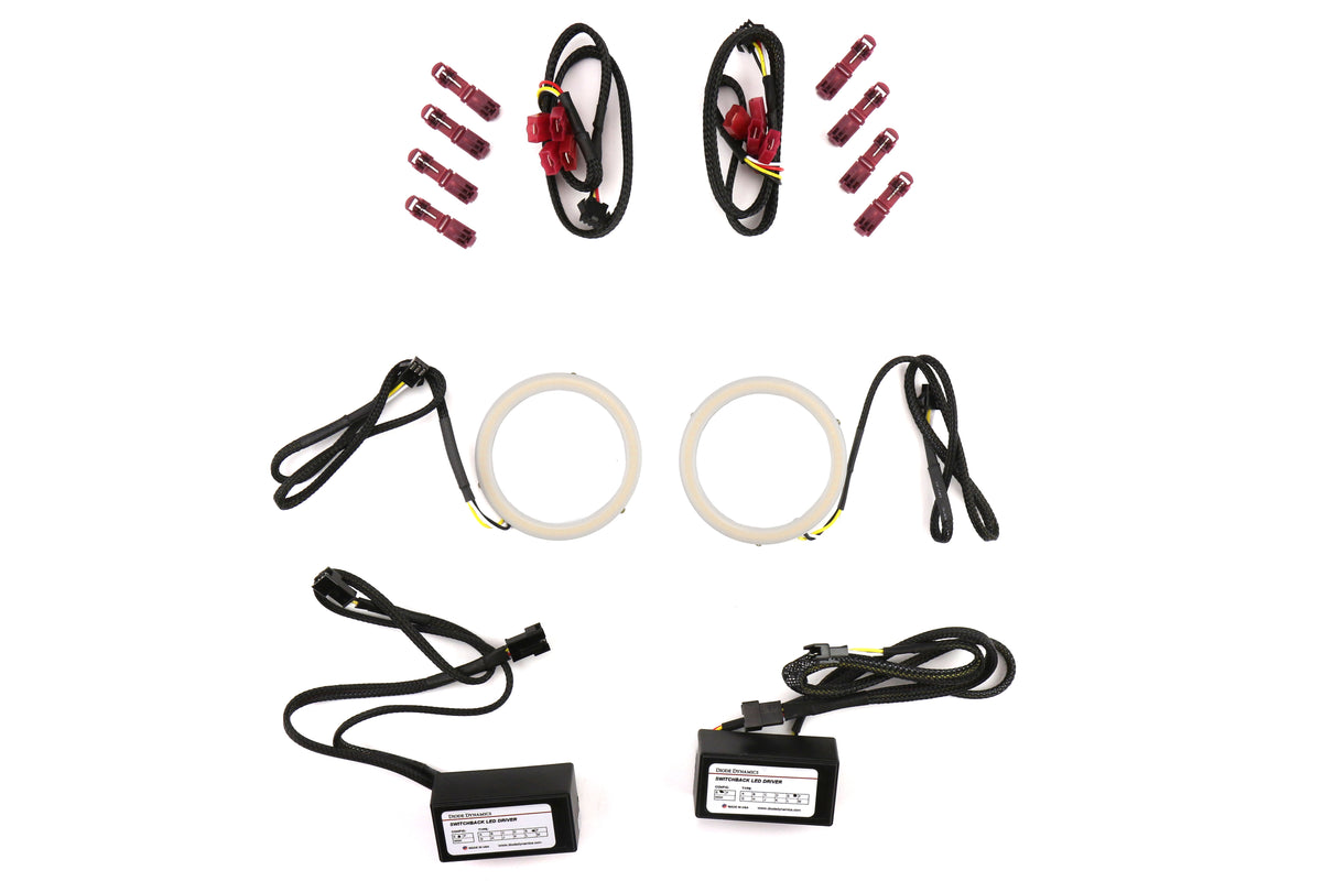 DODDD2061 Diode Dyanmics Switchback HD LED Halo Rings - 2015+ WRX / 2015+ STI,