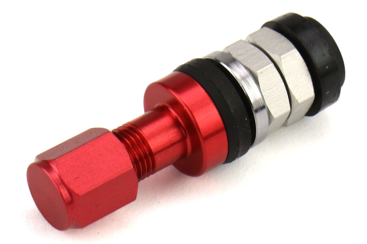 ENKA379-VALVERED Enkei RPF1 Bolt-On Valve Stem - Universal-Red,