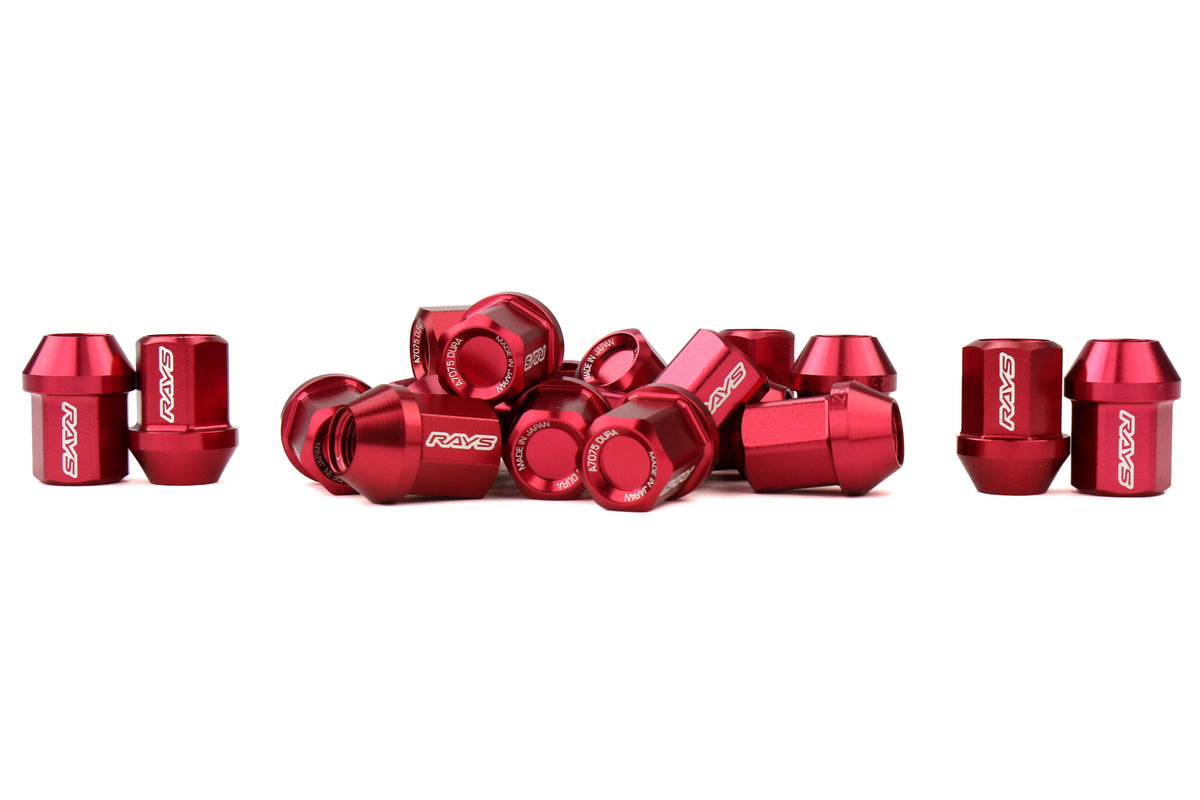 VLKWDURA3212125R Rays Dura-Nut L32 Straight Type lug nuts - 2015+ WRX / 2015+ STI / 2013+ BRZ / 2014+ FORESTER,
